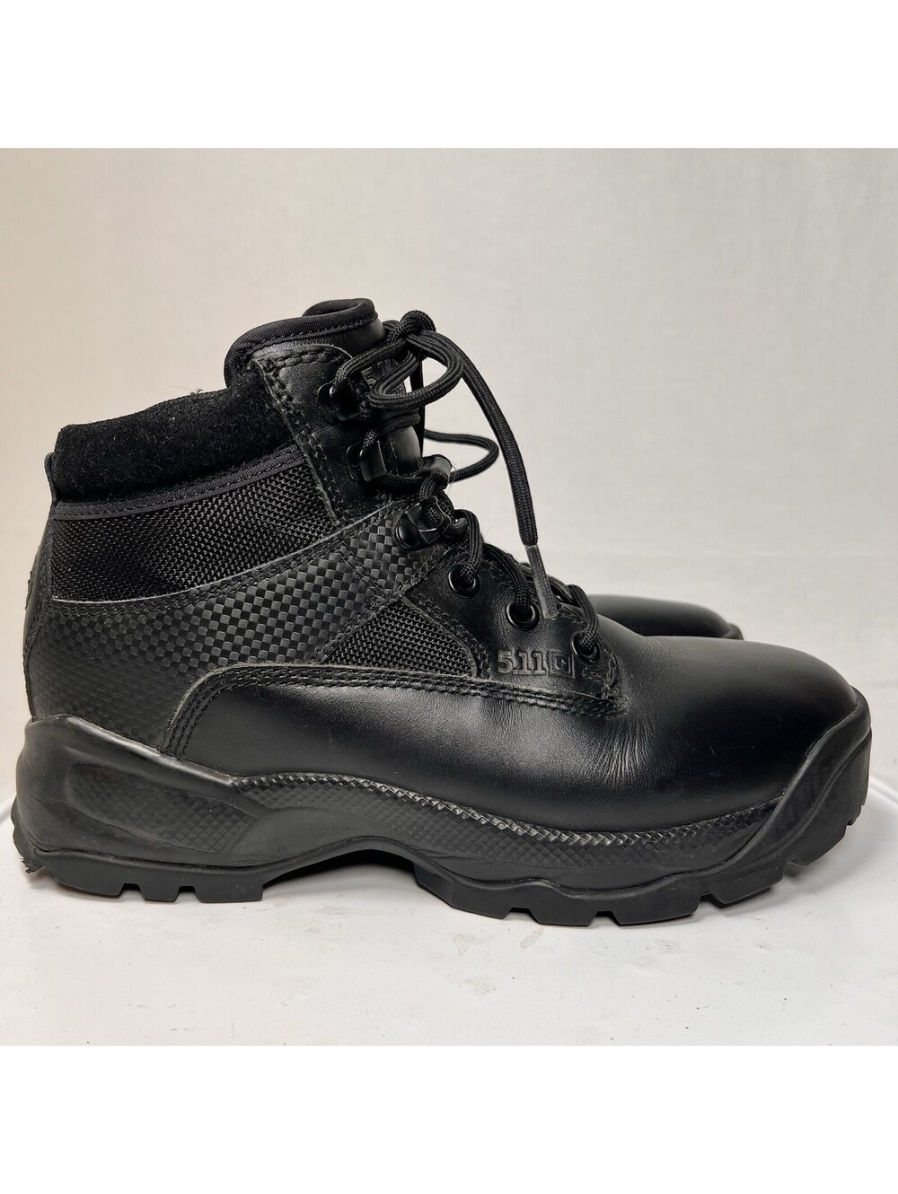 5.11 ATAC Tactical Series Boots Leather Ankle Work Combat Boots Black Women’s 9